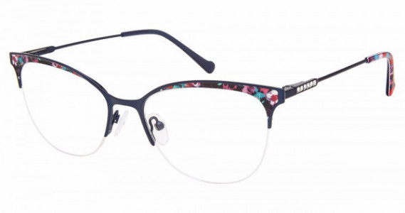 Betsey Johnson BET GIRL BOSS Eyeglasses, blue
