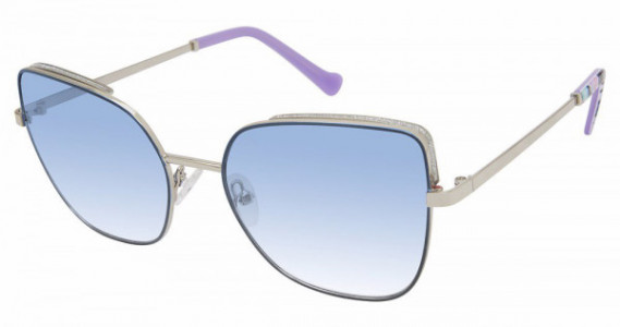 Betsey Johnson BET OUT OF OFFICE Sunglasses, blue