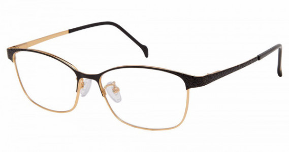 Stepper STE 74015 SI Eyeglasses, black