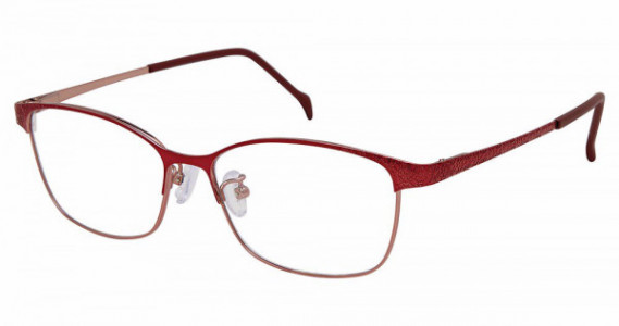 Stepper STE 74015 SI Eyeglasses, burgundy