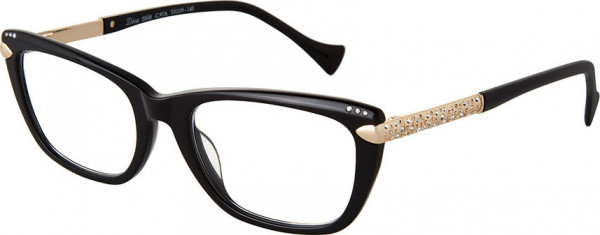 Diva DIVA 5558 Eyeglasses, 97A BLACK-GOLD