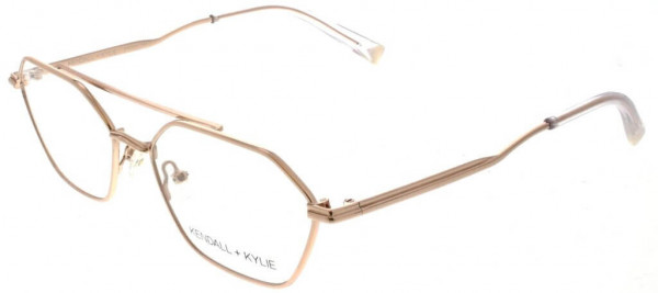 KENDALL + KYLIE Becca Eyeglasses, Shiny Rose Gold