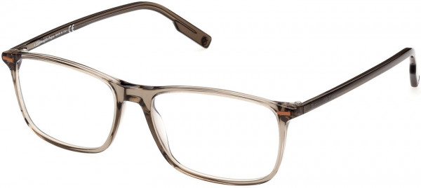 Ermenegildo Zegna EZ5236 Eyeglasses, 051 - Shiny Transparent Oyster, Vicuna