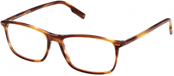 Ermenegildo Zegna EZ5236 Eyeglasses, 052 - Shiny Blonde Havana, Vicuna