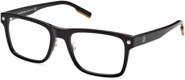 Ermenegildo Zegna EZ5240-H Eyeglasses, 001 - Shiny Black, Vicuna