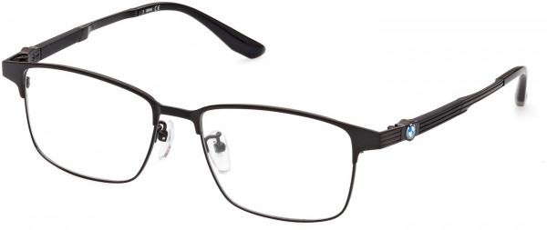 BMW Eyewear BW5053-H Eyeglasses, 002 - Matte Black / Matte Black