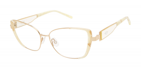 MINI 761013 Eyeglasses, Gold/Bone - 20 (GLD)
