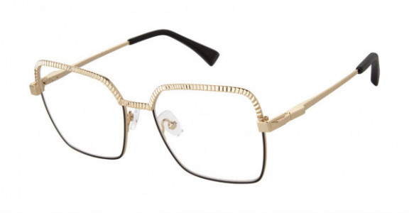 Rocawear RO613 Eyeglasses, OXGLD BLACK/GOLD