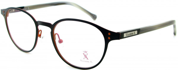 Vicomte A. VA40022 Eyeglasses, C2 BROWN/RED