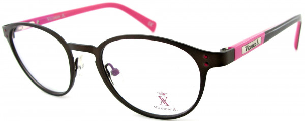 Vicomte A. VA47006 Eyeglasses, C4 BLACK/GREY/WHITE