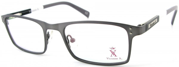 Vicomte A. VA47009 Eyeglasses, C2 BLACK/WHITE/RED