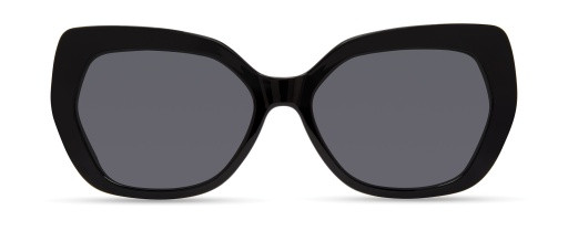 ECO by Modo ADELIA Eyeglasses, BLACK - SUN CLIP