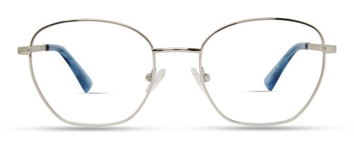 Derek Lam KINGSLEY Eyeglasses, SILVER BLUE CRYSTAL