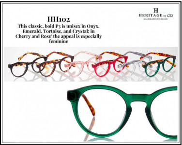 Heritage HH102 Eyeglasses, ROSE