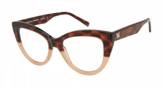 Martha Stewart MSO116 Eyeglasses, OXX BLACK OVER CRYSTAL