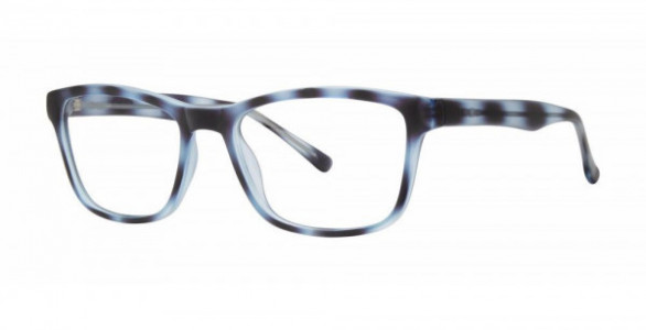Modern Optical JOSHUA Eyeglasses, Blue Matte Tortoise