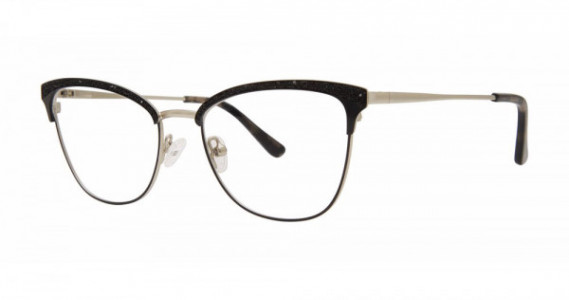 Modern Art A616 Eyeglasses, Satin Black/Silver