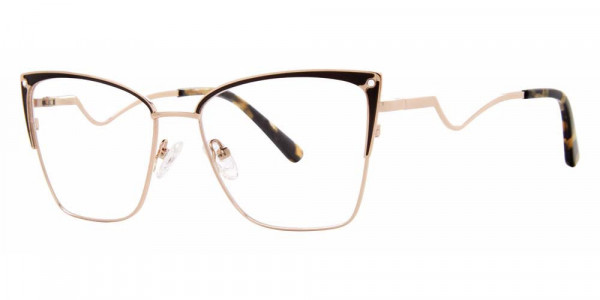 Modern Art A621 Eyeglasses, Satin Black/Gold