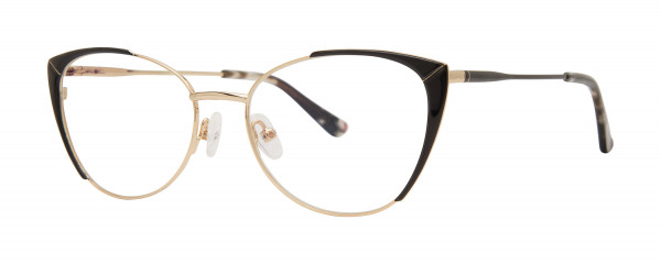 Genevieve MONIQUE Eyeglasses, Black/Gold