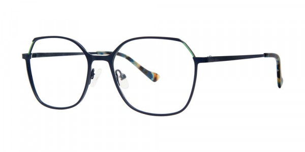 Genevieve VISIBLE Eyeglasses, Matte Navy/Green