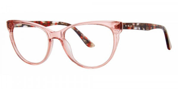 Genevieve MODEST Eyeglasses, Pink/Crystal