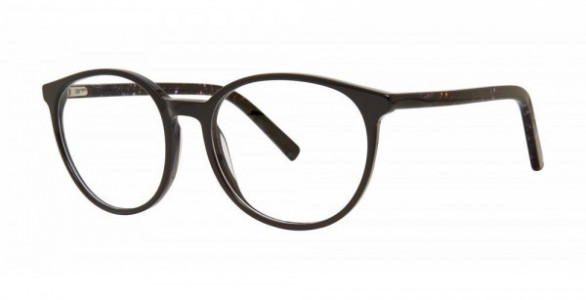 Genevieve OPTIMISTIC Eyeglasses, Black/Purple Demi