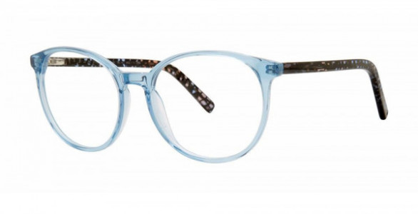 Genevieve OPTIMISTIC Eyeglasses, Blue/Blue Demi