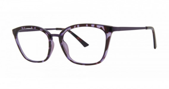 Modern Times REPLY Eyeglasses, Purple Tortoise Crystal