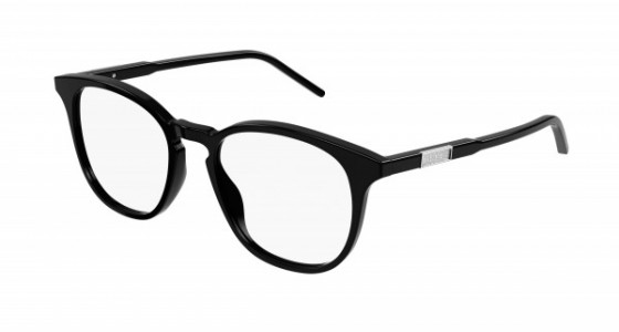 Gucci GG1157O Eyeglasses, 004 - BLACK with TRANSPARENT lenses
