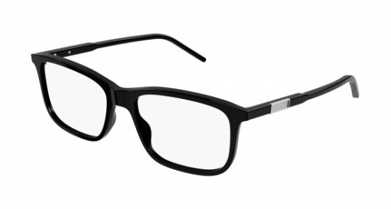 Gucci GG1159O Eyeglasses, 001 - BLACK with TRANSPARENT lenses