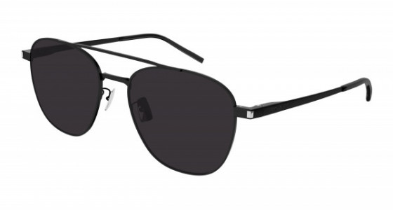 Saint Laurent SL 531 Sunglasses, 009 - BLACK with BLACK lenses