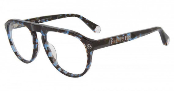 Philipp Plein VPP016M Eyeglasses, BLUE (0L93)