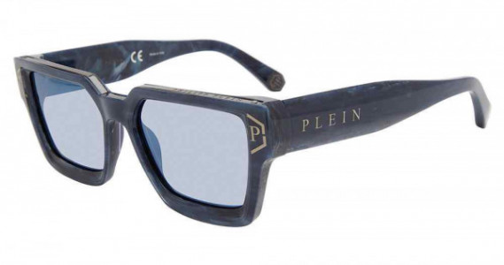 Philipp Plein SPP005M Sunglasses, BLUE (B35B)