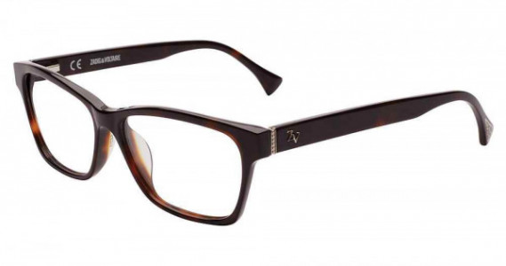 Zadig & Voltaire VZV012 Eyeglasses, BLACK (700)