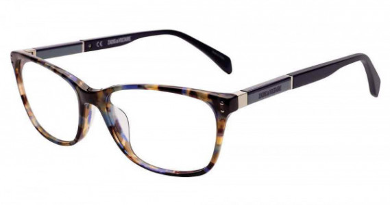 Zadig & Voltaire VZV159 Eyeglasses, BLUE (06DQ)