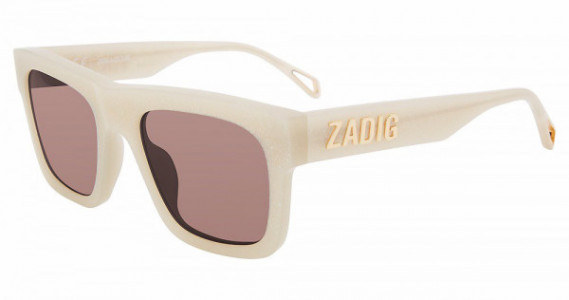 Zadig & Voltaire SZV325 Sunglasses, BEIGE GLITTERY (0XAQ)