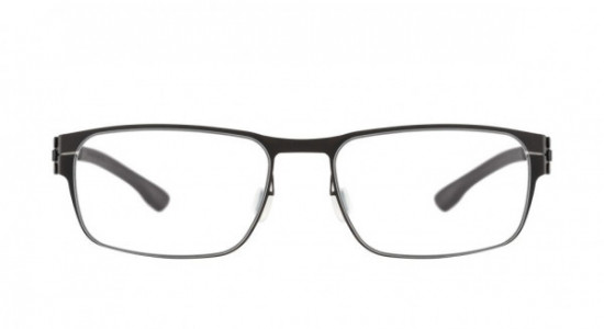 ic! berlin Rast Large Eyeglasses, Black - Black