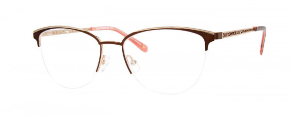 Liz Claiborne L 673 Eyeglasses, 009Q BROWN