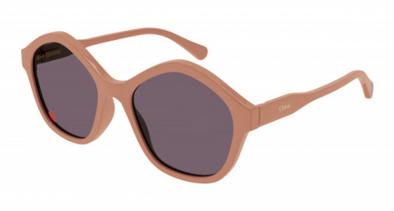 Chloé CC0010S Sunglasses, 003 - PINK with VIOLET lenses