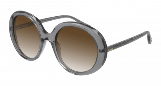 Chloé CH0007S Sunglasses, 003 - GREY with BROWN lenses