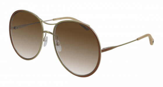 Chloé CH0016S Sunglasses, 004 - BROWN with BROWN lenses