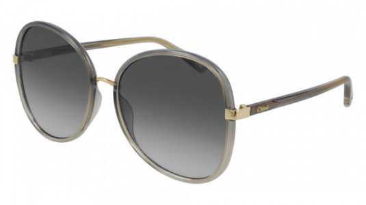 Chloé CH0030S Sunglasses, 001 - GREY with GREY lenses