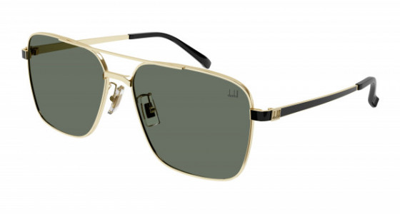 dunhill DU0052S Sunglasses, 002 - GOLD with GREEN lenses