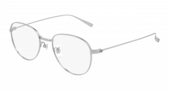 dunhill DU0007O Eyeglasses, 003 - SILVER with TRANSPARENT lenses
