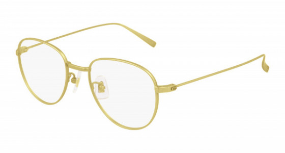 dunhill DU0007O Eyeglasses, 004 - GOLD with TRANSPARENT lenses