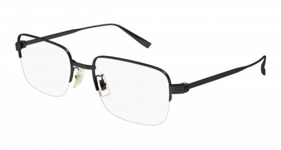 dunhill DU0025O Eyeglasses, 002 - BLACK with TRANSPARENT lenses