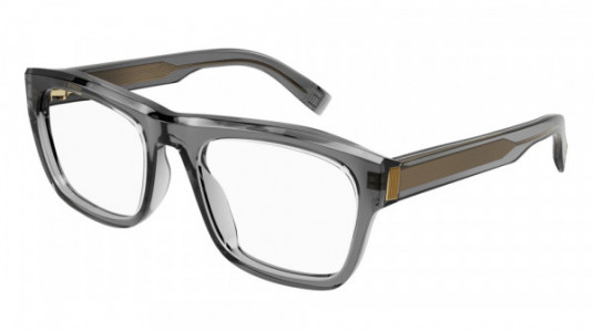 dunhill DU0030O Eyeglasses, 003 - GREY with TRANSPARENT lenses