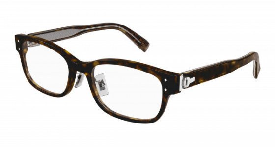 dunhill DU0047OA Eyeglasses, 006 - HAVANA with TRANSPARENT lenses