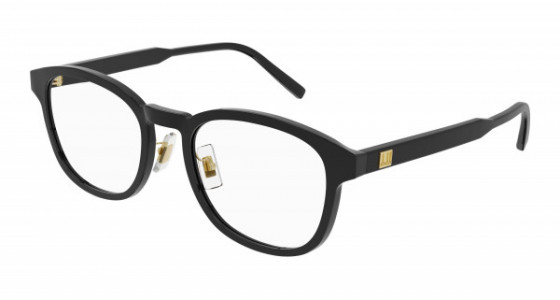 dunhill DU0050OA Eyeglasses, 005 - BLACK with TRANSPARENT lenses