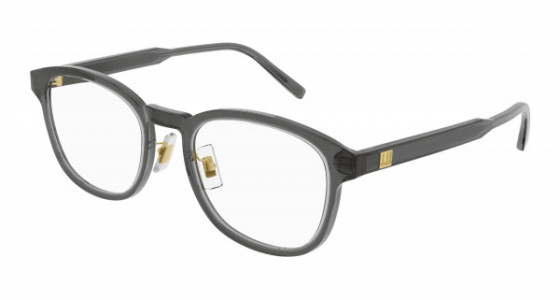 dunhill DU0050OA Eyeglasses, 007 - GREY with TRANSPARENT lenses